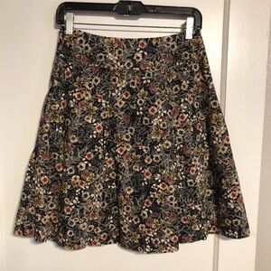 Anthropologie Floral Patterned Women's Skirt